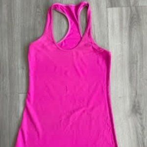 Lululemon cool racerback tank- pink size 6